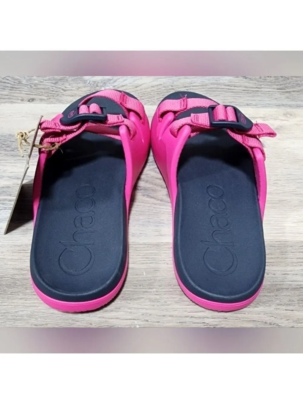 Chaco Kid's Chillos Slides - Magenta Size 2 - New In Box